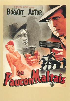 CPSM CINEMA / AFFICHE FILM " Le Faucon Maltais"