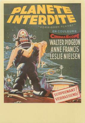 CPSM CINEMA AFFICHE FILM " Planète Interdite"