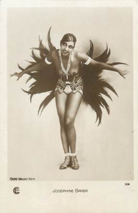 CPA ARTISTE CABARET / THEATRE "Joséphine Baker"