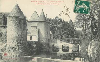 CPA FRANCE 91 "Boutigny, le chateau de Belébat, les Tourelles"