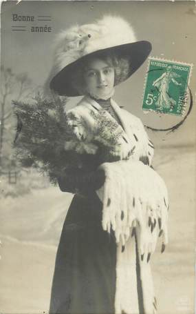 CPA LA FEMME / MODE / CHAPEAU