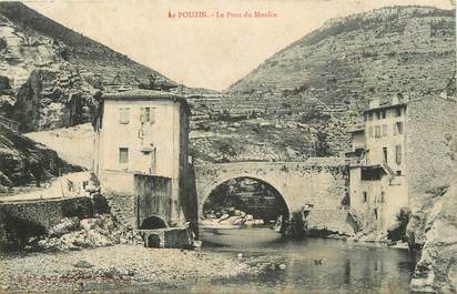 CPA FRANCE 07 "Le Pouzin, le Pont du Moulin"