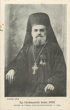 CPA RELIGION " Monseigneur l'Archimandrite Arsène Attié"