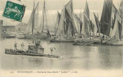 CPA BATEAU SOUS-MARIN " Le Ludion"