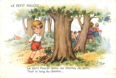 CPA CONTE " Le Petit Poucet"