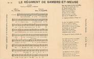 Theme CPA CHANSON ENFANTINE " Le régiment de Sambre et Meuse"