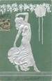 Theme CPA ART NOUVEAU / FEMME / CARTE EN RELIEF