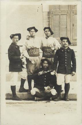 CARTE PHOTO MILITAIRE / CHASSEURS ALPINS