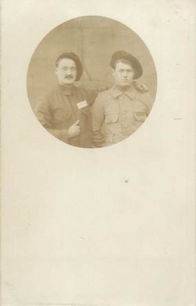 CARTE PHOTO MILITAIRE / CHASSEURS ALPINS