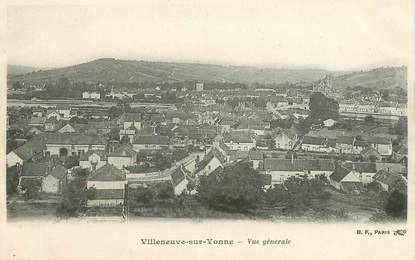 CPA FRANCE 89 "Villeneuve sur Yonne, vue générale"