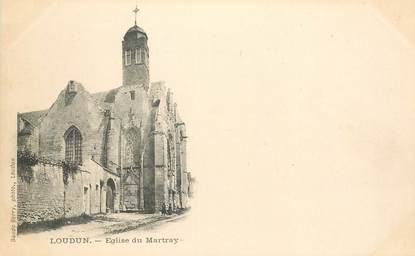 CPA FRANCE 86 "Loudun, Eglise du Martray"