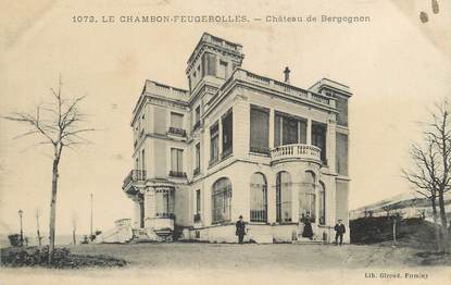 / CPA FRANCE 42 "Le Chambon Feugerolles, château de Bergognon"