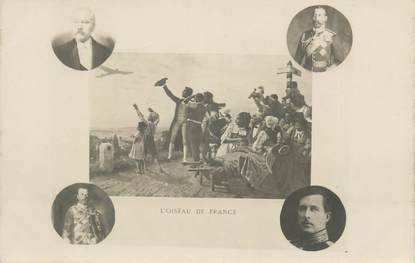 CARTE PHOTO MILITAIRE PATRIOTIQUE " L'Oiseau de France"