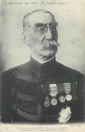 CPA MILITAIRE " Général Galliéni"