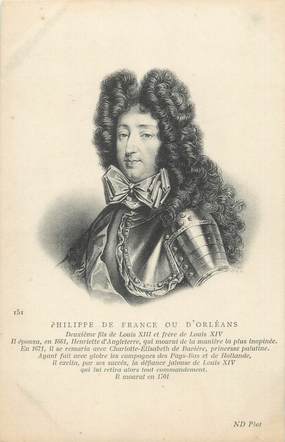 CPA FAMILLE ROYALE " Philippe de France ou d'Orléans"