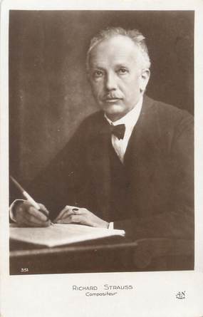 CPA MUSIQUE COMPOSITEUR " RIchard Strauss"