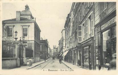 / CPA FRANCE 42 "Roanne, rue du Lycée"