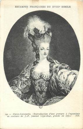 CPA FAMILLE ROYALE " Marie-Antoinette"