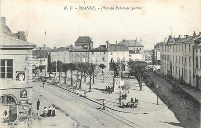 / CPA FRANCE 42 "Roanne, place du palais de justice"