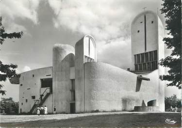 CPSM ARCHITECTURE FRANCE 70 " Ronchamp, Chapelle de Notre Dame du Haut" / LE CORBUSIER