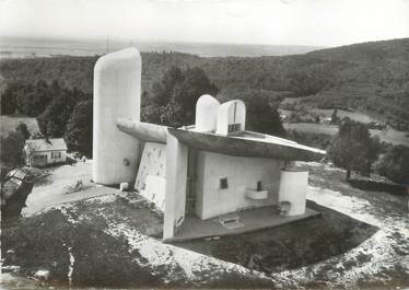 CPSM ARCHITECTURE FRANCE 70 " Ronchamp, Chapelle de Notre Dame du Haut" / LE CORBUSIER