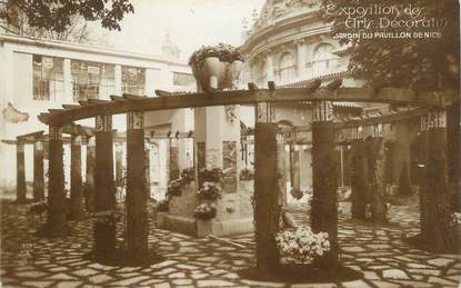 CPA ART DECO / EXPO DES ARTS DECORATIFS 1925 " Jardin du Pavillon de Nice"