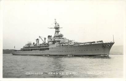 CPSM BATEAUX MILITAIRES " Croiseur Jeanne d'Arc"