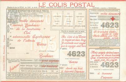 CPA LA POSTE " Le Colis Postal"
