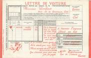 Theme CPA LA POSTE " Lettre de voiture"