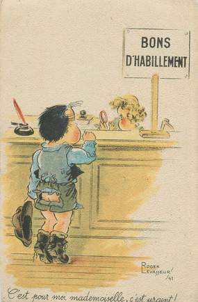 CPA ILLUSTRATEUR " Roger Levasseur'" / ENFANTS