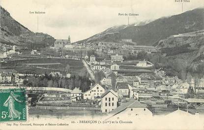 CPA FRANCE 05 "Briançon et la chaussée"