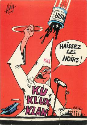 CPSM ILLUSTRATEUR ALAIN " Kukluxklan"