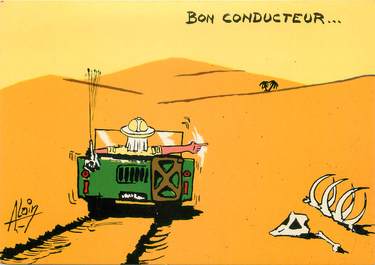 CPSM ILLUSTRATEUR ALAIN "Bon conducteur"