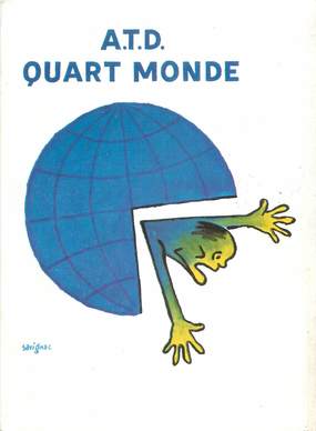 CPSM ILLUSTRATEUR SAVIGNAC " ATD Quart Monde"