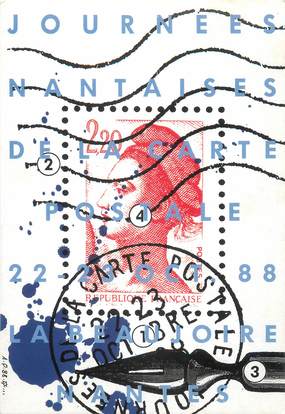 CPSM ILLUSTRATEUR LE QUERNEC " Les journées Nantaises de la Carte Postale "