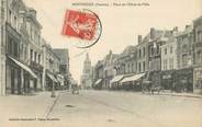 80 Somme CPA FRANCE 80 "Montdidier, Place de l'Hotel de Ville"