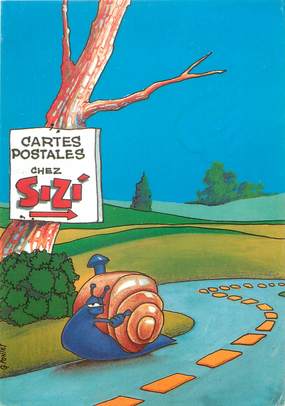 CPSM ILLUSTRATEUR DANIEL GONZALES PONTET " Cartes postales chez Sizi"