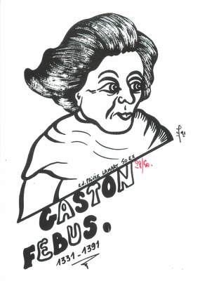 CPSM ILLUSTRATEUR JACQUES LARDIE " Gaston Fébus"