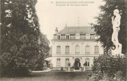 / CPA FRANCE 76 "Boisguillaume les Rouen, propriété de Monsieur Bloch"