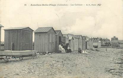 CPA FRANCE 14 "Asnelles Belle Plage, les Cabines"