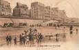 CPA FRANCE 14 "Cabourg, le Grand Hotel et rue de la plage"