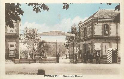 CPA FRANCE 82 "Montauban, la caserne des Hussards"
