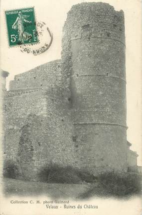 CPA FRANCE 13 "Velaux, ruines du Chateau"