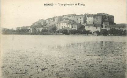 CPA FRANCE 11 "Bages, vue générale et étang"