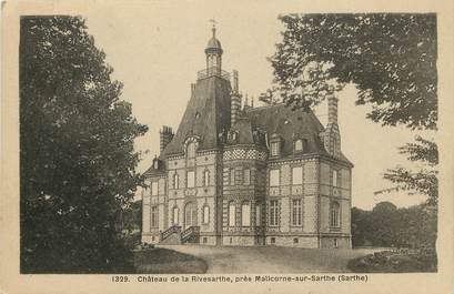 / CPA FRANCE 72 "Château de la Rivesarthe près Malicorne sur Sarthe"