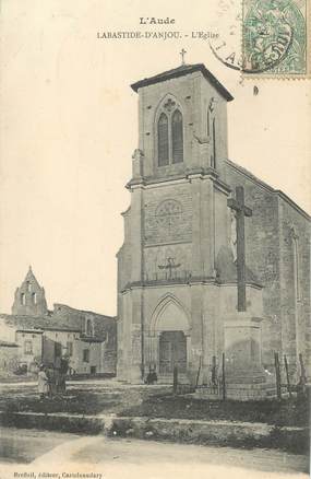 CPA FRANCE 11 "Labastide d'Anjou, l'Eglise"