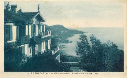 CPA FRANCE 83 "Le Trayas, villa Véronèse, pension de famille"