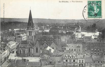 / CPA FRANCE 72 "La Flèche, vue générale"