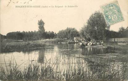 CPA FRANCE 10 "Nogent sur Seine, la Baignade de Jolainville"