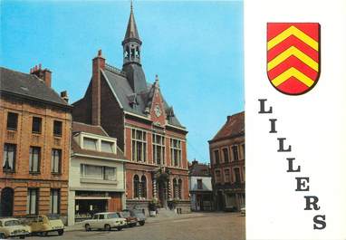 CPSM FRANCE 59 " Lillers, place de la Mairie "